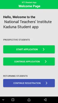 myNTI Student App android App screenshot 2